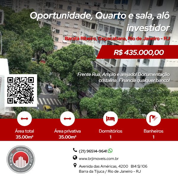 Apartamento - Venda - Copacabana - Rio de Janeiro - RJ